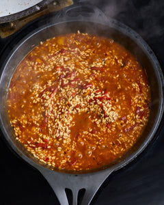 30cm Iron Skillet | Cooking risotto | Quenched cookware | Solidteknics